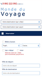 Mobile Screenshot of monde-du-voyage.com